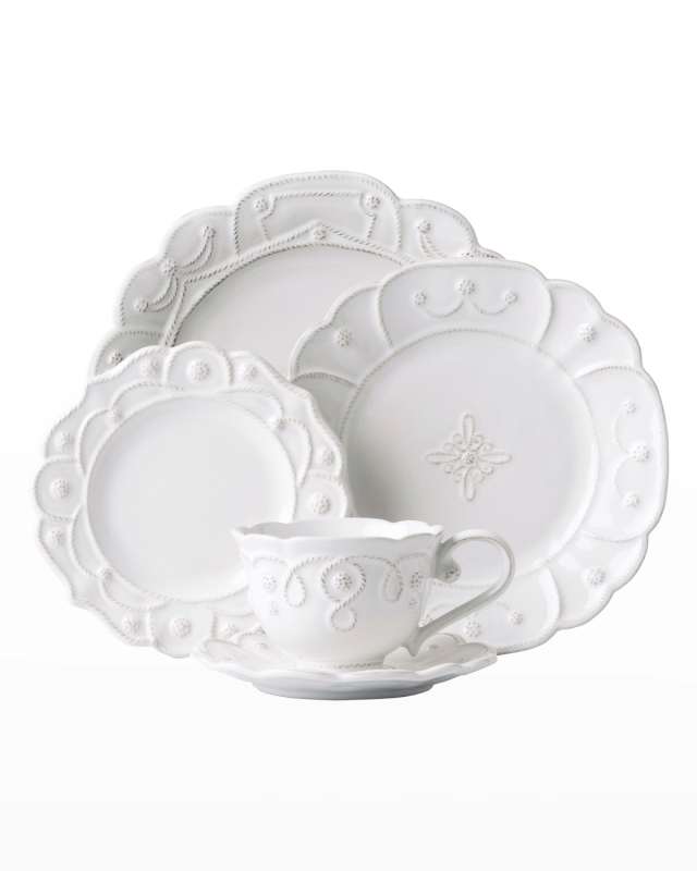 Jardins du Monde 5pc Place Setting - Whitewash